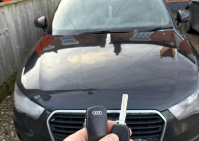 Car key replacement for AUDI completed by auto locksmith Bideford