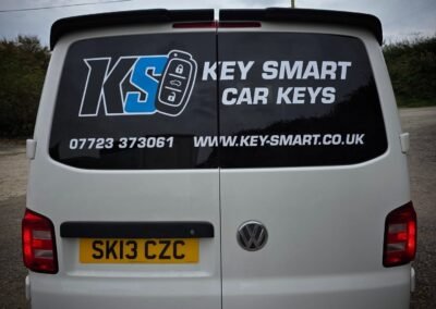 van of an auto locksmith bideford standing of key smart car keys